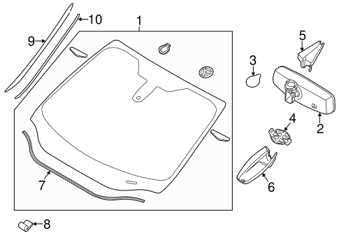 Body/Reveal Moldings for 2012 Ford Focus #1