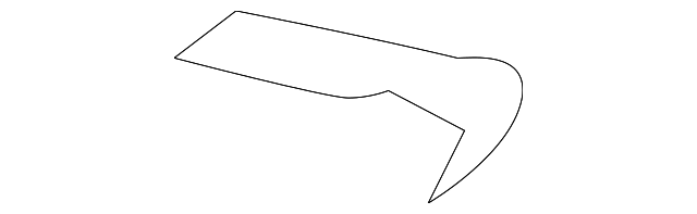 AR3Z-6320000-BV Деталь STRIPE TAPE, LEFT