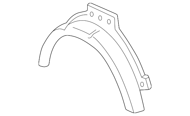 XR3Z6327894AA Деталь OUTER WHEELHOUSE, RIGHT