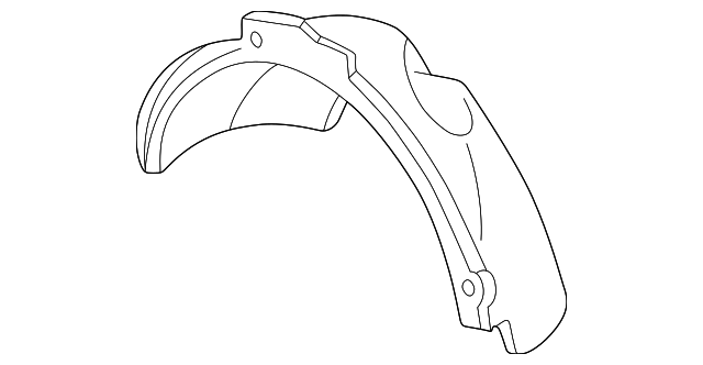 2R3Z6327886AA Деталь INNER WHEELHOUSE, RIGHT