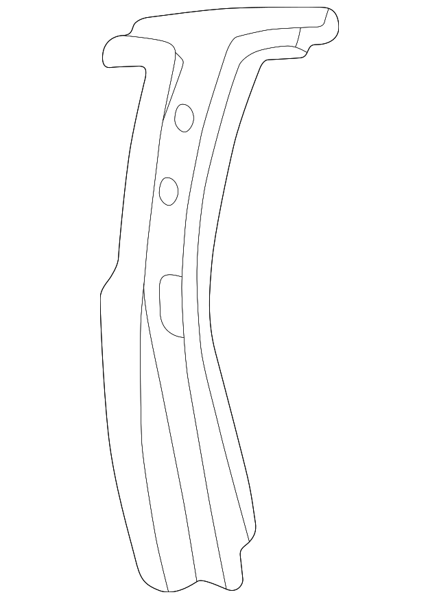 F4ZZ6324301A Деталь LOCK PILLAR, LEFT