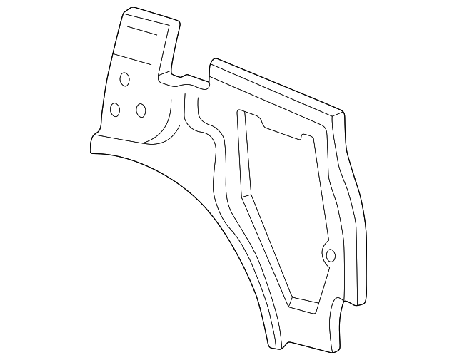 F4ZZ7627790A Деталь INNER PANEL, RIGHT