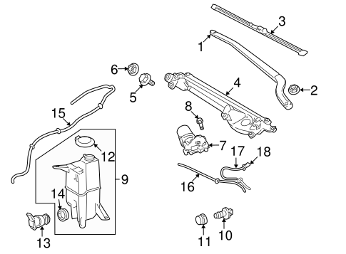 ELECTRICAL/WIPERS for 2014 Toyota Sequoia #1