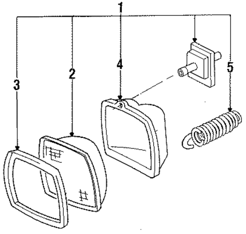 Sonoma HEADLAMP COMPONENTS