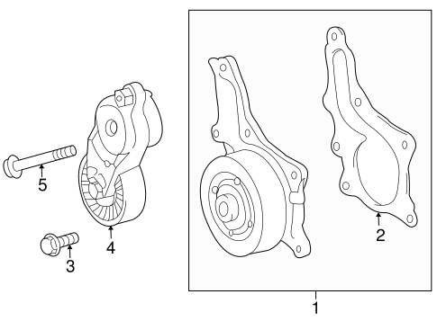 COOLING SYSTEM/WATER PUMP for 2010 Toyota RAV4 #1