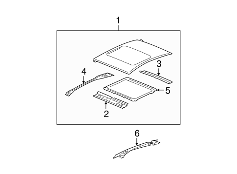Grand Prix ROOF & COMPONENTS