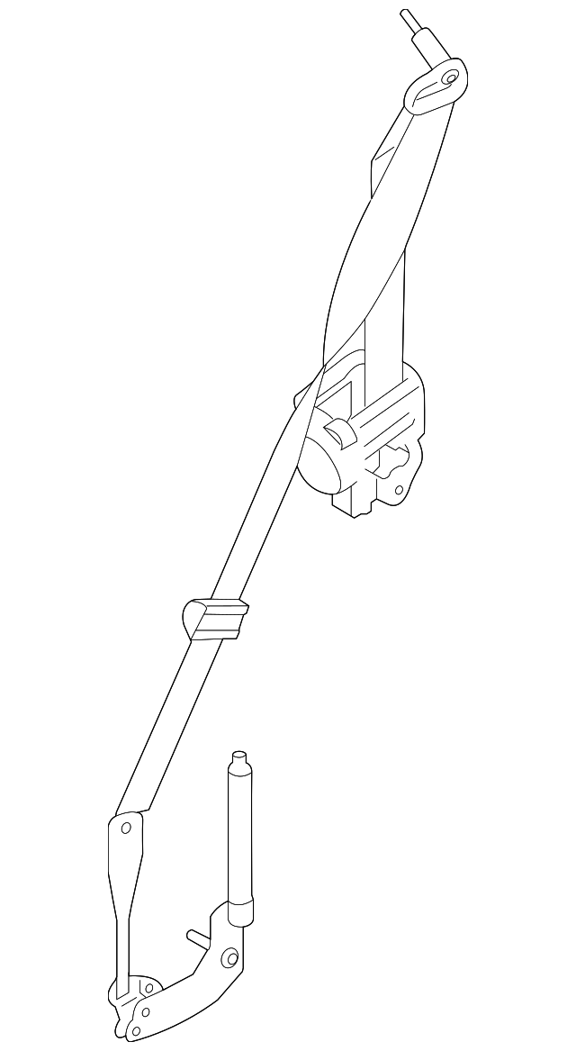 FR3Z-63611B08-AB Деталь SEAT BELT ASSY, RIGHT