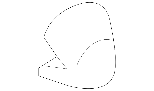 FR3Z-6360262-AA Деталь BELT COVER, RIGHT
