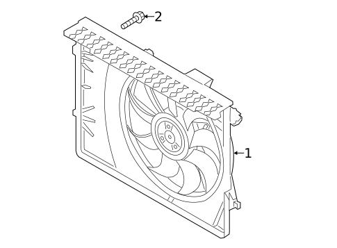 Cooling Fan for 2021 Kia Sedona #0