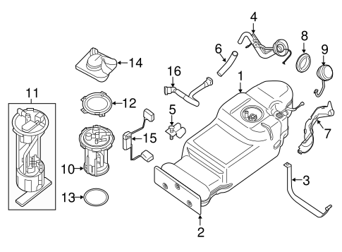 Part # Connected to Fuel Tank Nissan Frontier Forum