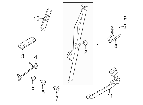 Astra FRONT SEAT BELTS