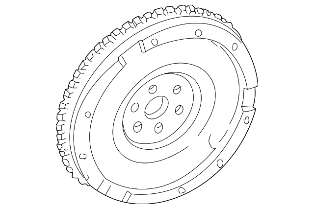 XW4Z6375AA Деталь FLYWHEEL