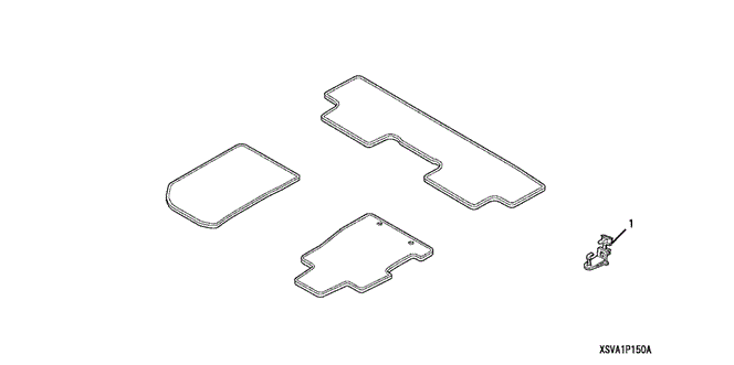 ACCESSORIES/FLOOR MATS for 2006 Honda CIVIC COUPE #1