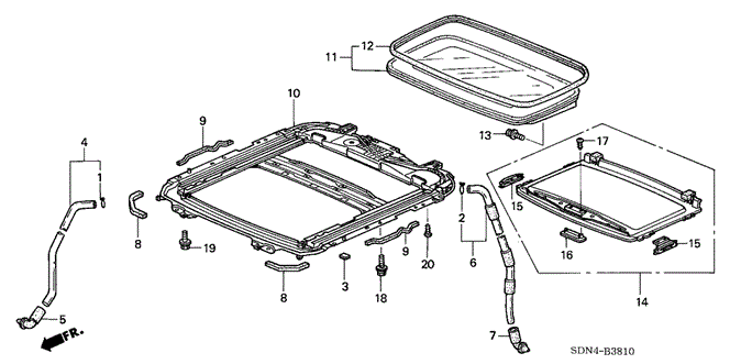 INTERIOR / BUMPER/SLIDING ROOF for 2006 Honda ACCORD COUPE #1