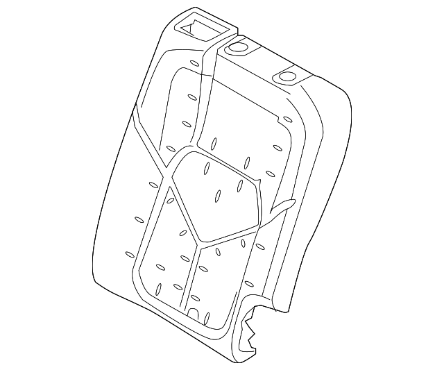 958-522-775-10 Деталь SEAT BACK PAD, LEFT