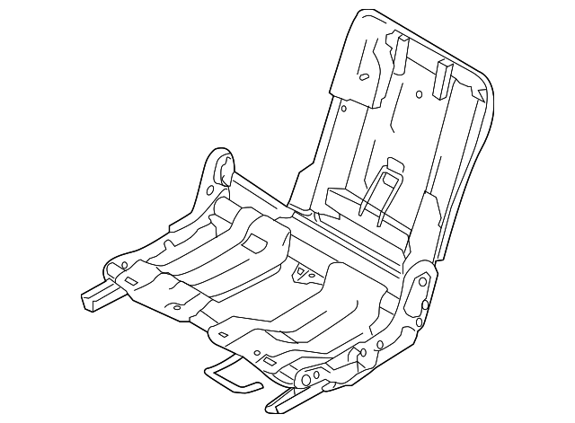 958-522-101-01 Деталь SEAT FRAME, LEFT