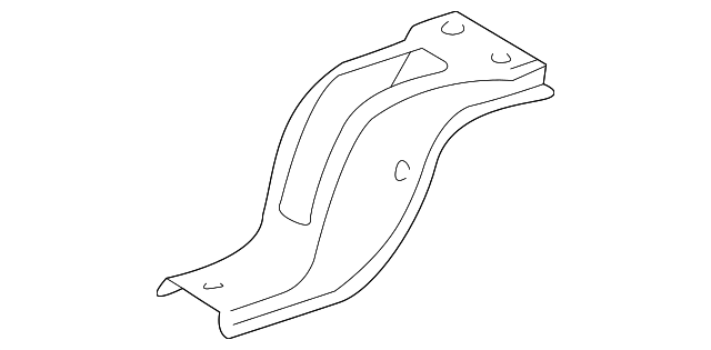 22718382 Деталь TRAILING ARM BRACKET, LEFT