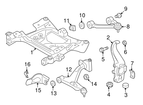 Front Suspension/Suspension Components for 2015 Nissan GT-R #1