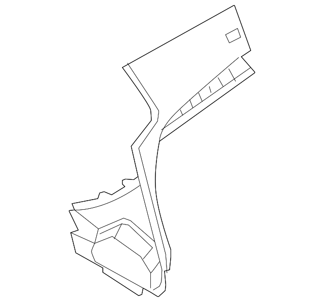 DA5Z-54046A62-AA Деталь LOWER TRIM, RIGHT