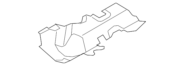 EA5Z-54046A25-A Деталь LOWER INSULATOR, LEFT