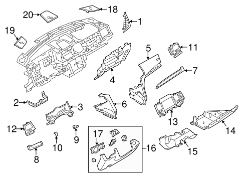 MKS INSTRUMENT PANEL COMPONENTS