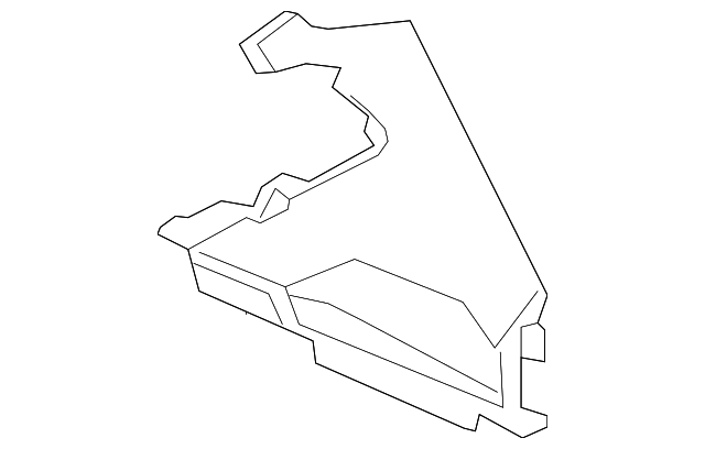 DA5Z-54046A63-AA Деталь LOWER TRIM, LEFT