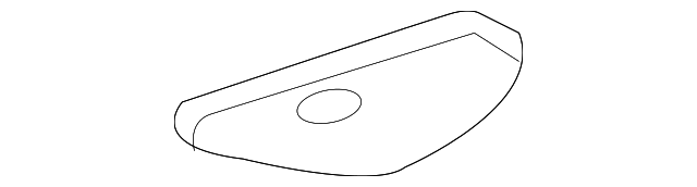 BR3Z-63672A40-AD Деталь SUNVISOR COVER, LEFT