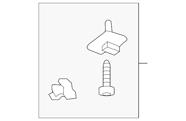BR3Z-6304132-AB Деталь RETAINER, LEFT