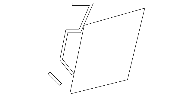 8S4Z-54520A18-AB Деталь UPPER QTR TRIM CAP, RIGHT
