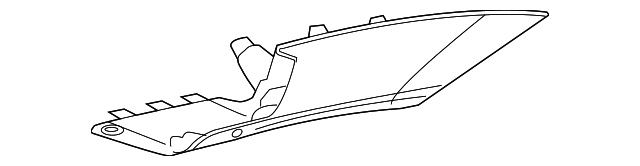 8S4Z-5431011-AB Деталь UPPER QTR TRIM, LEFT