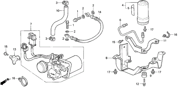 Bracket B, Pump Bracket B, Pump