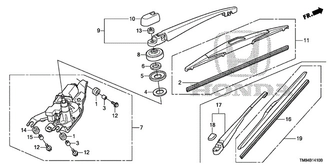 ELECTRICAL / EXHAUST / HEATER / FUEL/REAR WIPER for 2012 Honda INSIGHT #1
