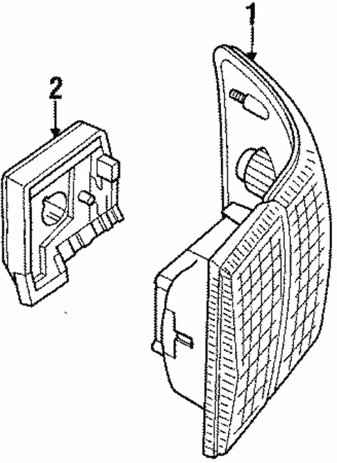 Tail Lamps for 1990 Audi 80 Quattro #0