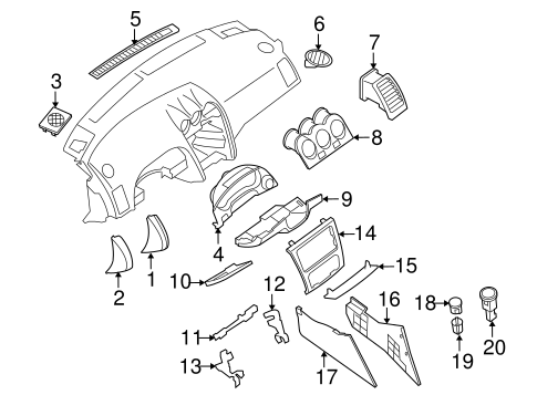 Electrical/Headlamp Components for 2014 Nissan Murano #3