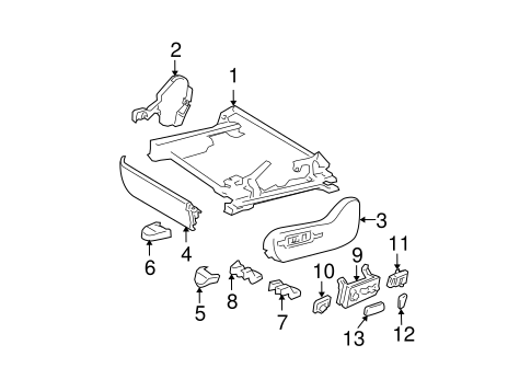 BODY/TRACKS & COMPONENTS for 2005 Toyota Avalon #1