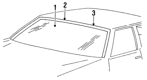 Town Car GLASS - WINDSHIELD