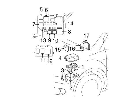ELECTRICAL/ELECTRICAL COMPONENTS for 2005 Scion xB #1