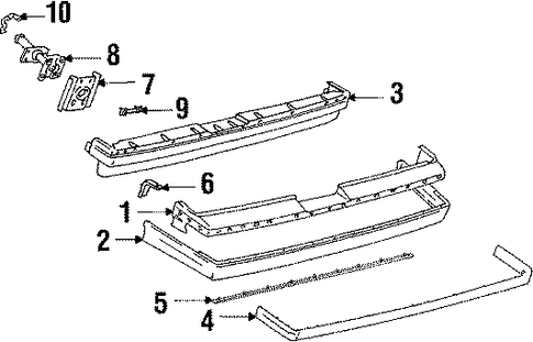 Calais BUMPER & COMPONENTS - REAR 2