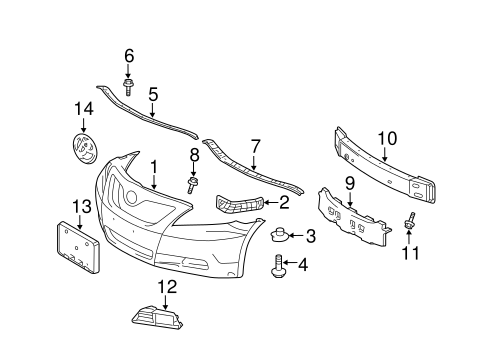 BODY/BUMPER & COMPONENTS - FRONT for 2009 Toyota Camry #1