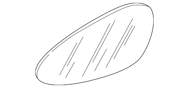 996-731-035-01 Деталь MIRROR GLASS, LEFT