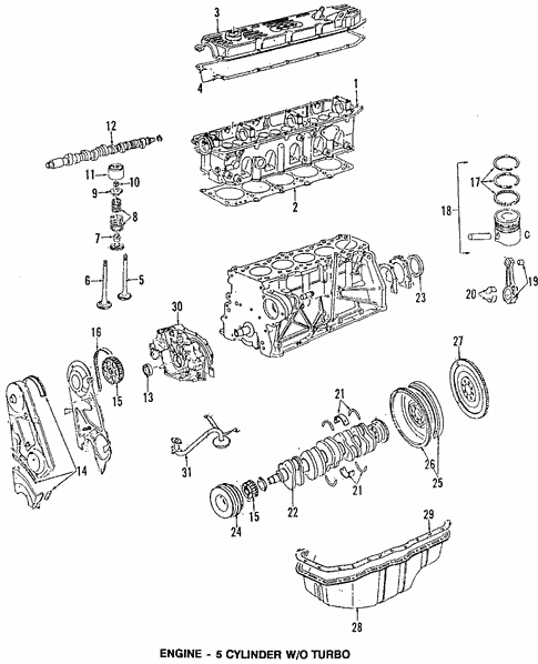 Engine Parts for 1990 Audi 80 Quattro #0