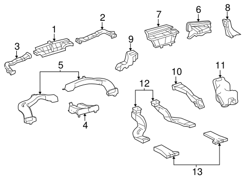 BODY/DUCTS for 2013 Toyota Avalon #1