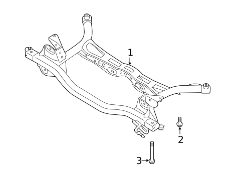 Suspension Mounting for 2020 Volkswagen Jetta #0