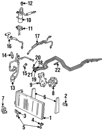 Villager CONDENSER, COMPRESSOR & LINES 3