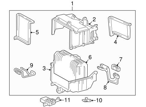 HVAC/CONDENSER, COMPRESSOR & LINES for 2002 Toyota Corolla #2