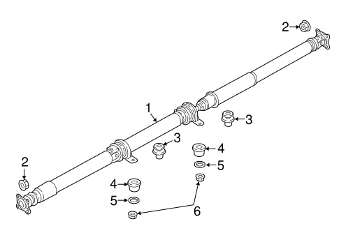 Drive Shaft for 2021 Mazda CX-9 #0