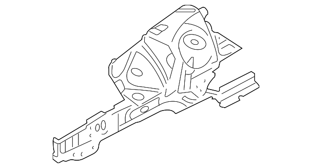 XR841065 Деталь LOWER RAIL, RIGHT