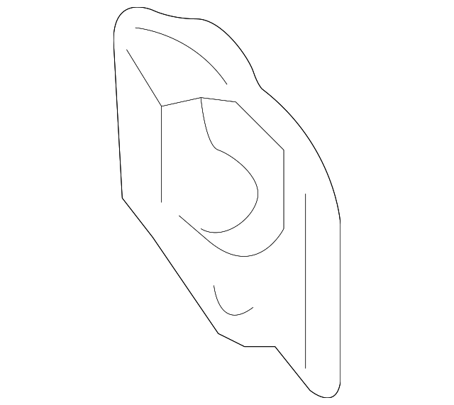 XR87519 Деталь REINFORCEMENT, RIGHT