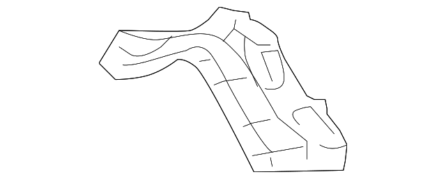 AE5Z-54111K48-A Деталь FRONT FLOOR PAN REINFORCEMENT