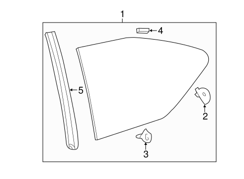 BODY/GLASS & HARDWARE for 2011 Scion tC #1